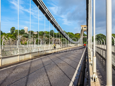 HDR Clifton Suspension Bridge in Bristol