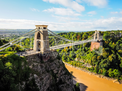 HDR Clifton Suspension Bridge in Bristol