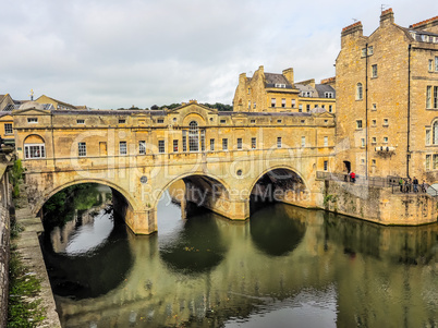 HDR Pulteney Bridge in Bath