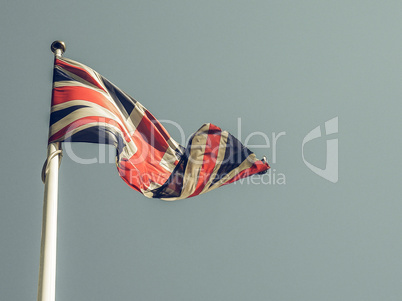 Vintage looking United Kingdom flag