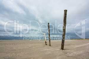 Am Strand der Nordsee auf der Insel Amrum