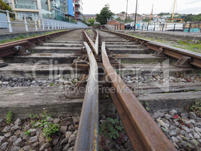 Railway track detail