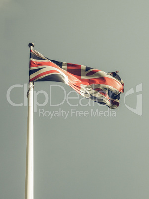 Vintage looking United Kingdom flag