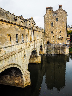 HDR Pulteney Bridge in Bath