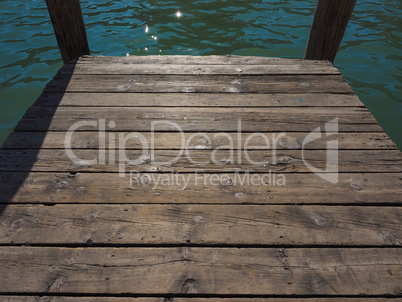 A wooden pier A wooden pier