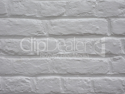 White brick wall background