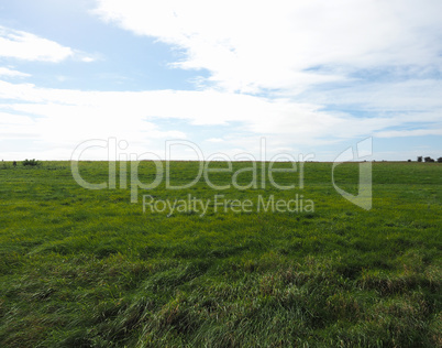 English country panorama in Salisbury