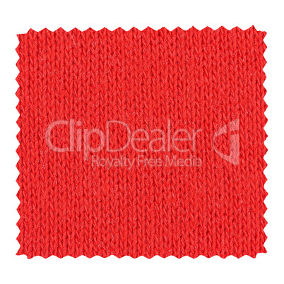 Red zigzag fabric sample