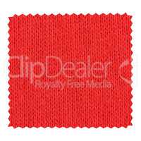 Red zigzag fabric sample