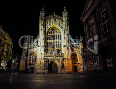 HDR Bath Abbey in Bath