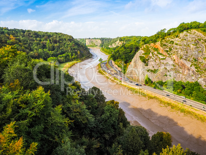 HDR River Avon Gorge in Bristol