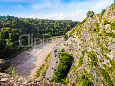 HDR River Avon Gorge in Bristol