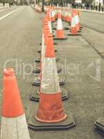 Vintage looking Traffic cone