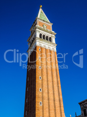 St Mark campanile in Venice HDR