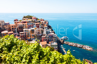 Scenic view of Cinque Terre in Italy