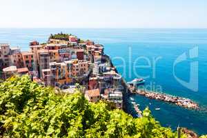 Scenic view of Cinque Terre in Italy