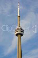 CN tower from Toronto in closeup.