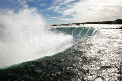 Power full Niagara Falls.