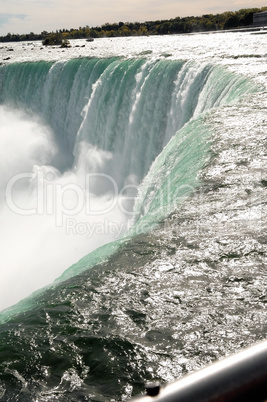 Closeup of the Canadian Falls.