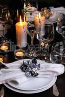 Fragment of table setting