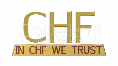 In CHF we trust, 3D rendering