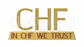 In CHF we trust, 3D rendering