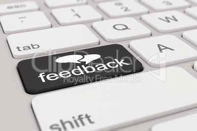 3d - keyboard - feedback - black
