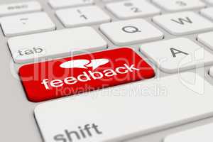 3d - keyboard - feedback - red