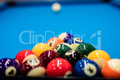 Eight balls billiards