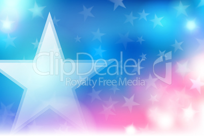 Illustration abstract Independence Day background
