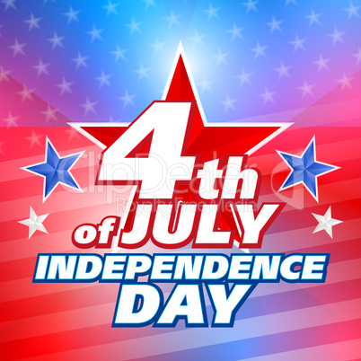 American 4th of July, illustration background