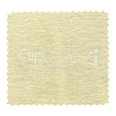 Yellow Zigzag fabric sample