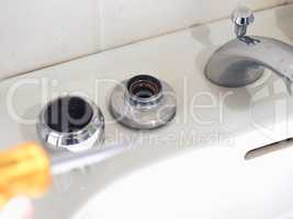 Bathroom tap repair