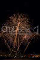 Fireworks light up the sky with dazzling display in Palamos, tow