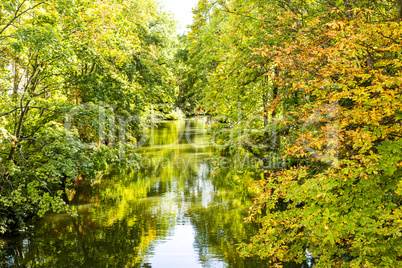 Autumn start at the Regnitz in Bamberg