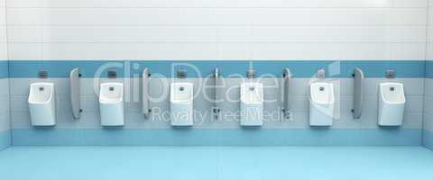 Row of urinals