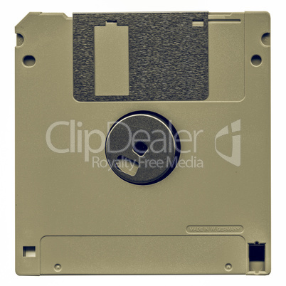 Vintage looking Floppy Disk