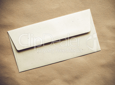 Vintage looking Letter envelope