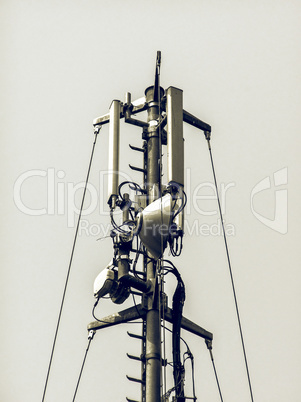 Vintage looking Telecommunication aerial tower