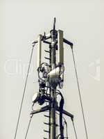 Vintage looking Telecommunication aerial tower