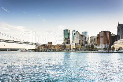 san francisco skyline from pier 14