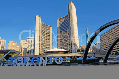 City hall of Toronto.