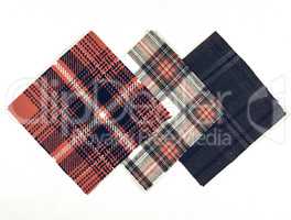 Vintage looking Tartan fabric sample