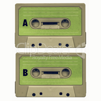 Vintage looking Tape cassette Vintage looking Tape cassette