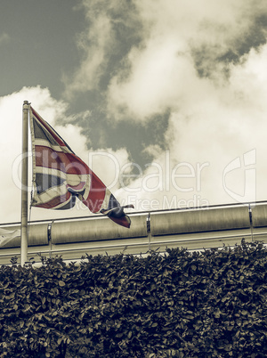 Vintage looking Flag of UK