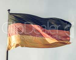 Vintage looking Germany flag