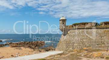 Queijo Castle (Forte de Sao Francisco Xavier) by the Atlantic Oc