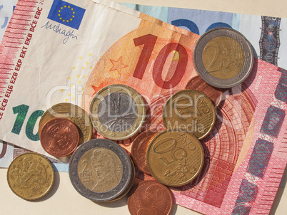 Euro (EUR) notes and coins, European Union (EU)