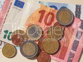 Euro (EUR) notes and coins, European Union (EU)