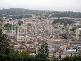 Aerial view of Bath